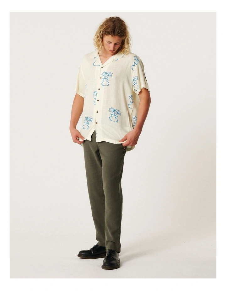 Mellow Resort Shirt in Ecru image 4