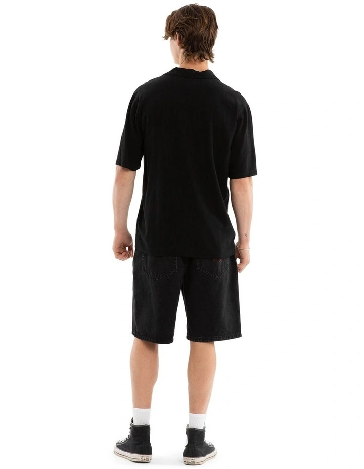 Shadowrun Short Sleeve Button Up Shirt in Black image 5