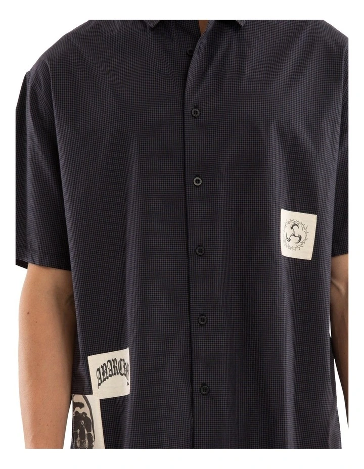 Ashfall Short Sleeve Skate Shirt in Grey image 4