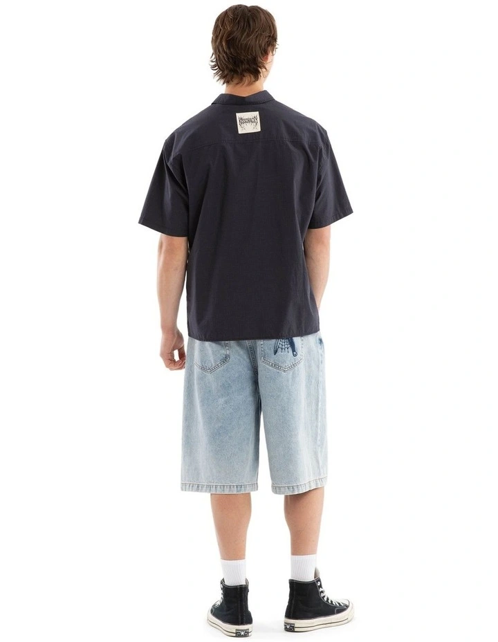 Ashfall Short Sleeve Skate Shirt in Grey image 5