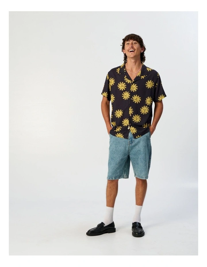 Morning Resort Shirt in Black image 4