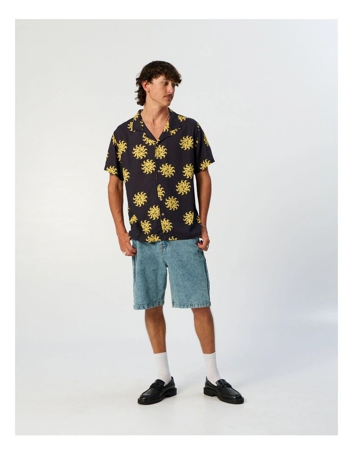 Morning Resort Shirt in Black image 5