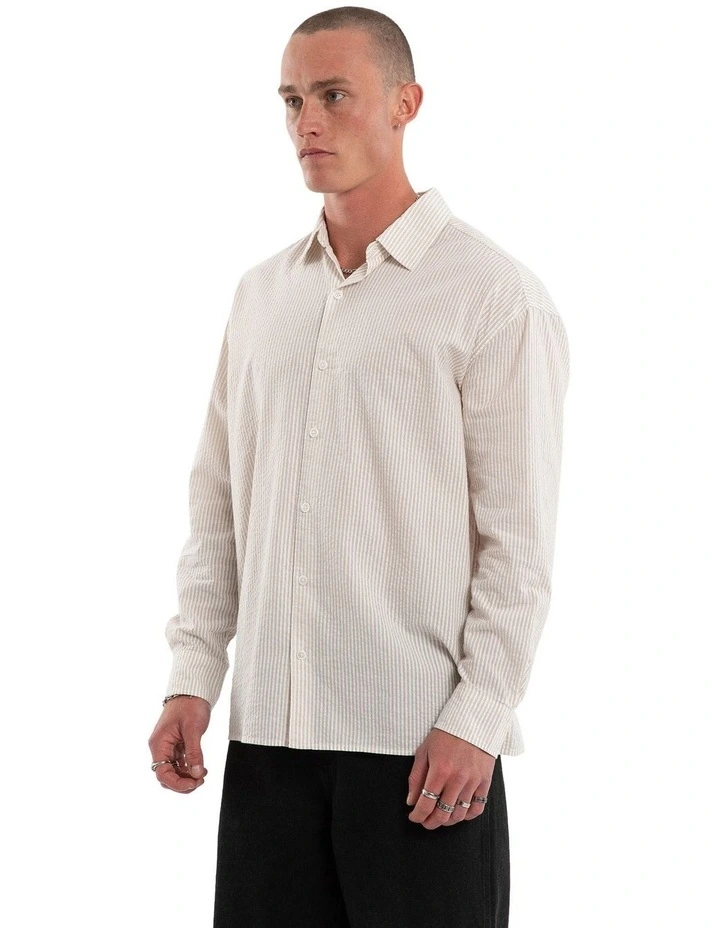 Dunewave Long Sleeve Shirt in Beige image 3