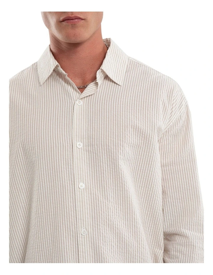 Dunewave Long Sleeve Shirt in Beige image 4