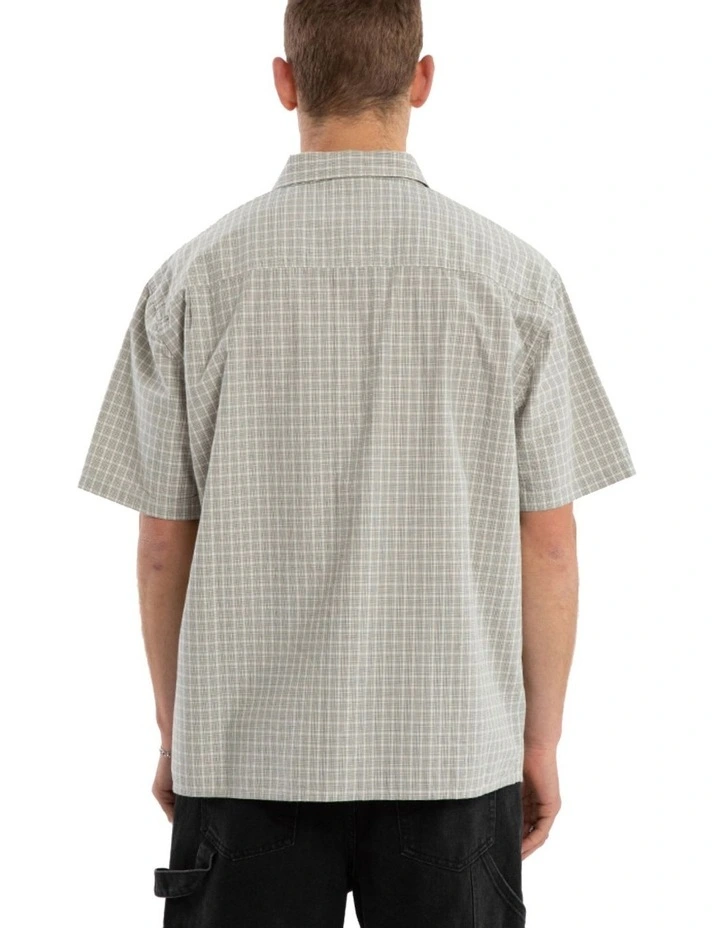 Baseline Button Up Short Sleeve Shirt in Grey image 2