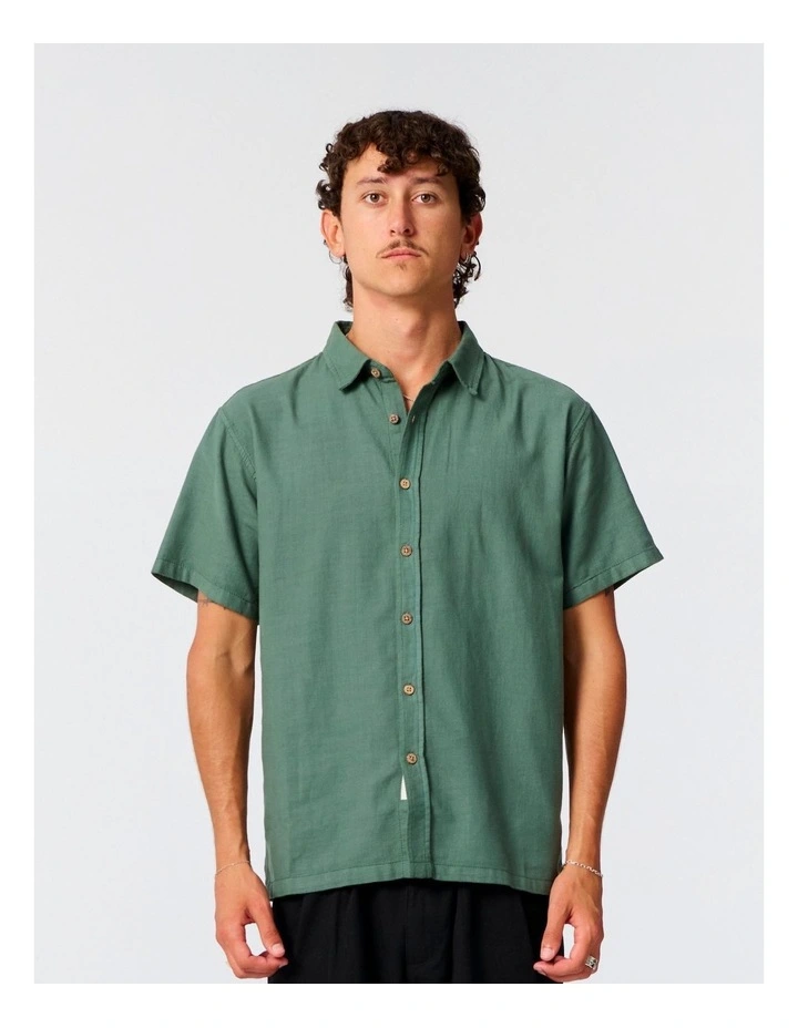Lamrock Short Sleeve Shirt in Green image 1