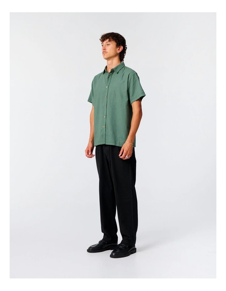 Lamrock Short Sleeve Shirt in Green image 3