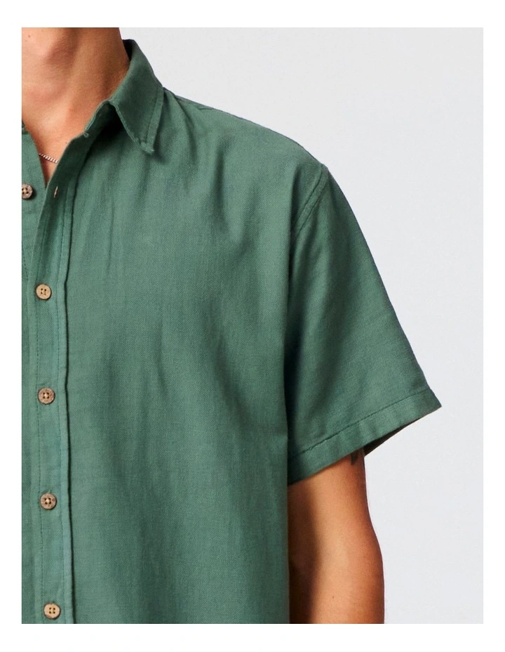 Lamrock Short Sleeve Shirt in Green image 4