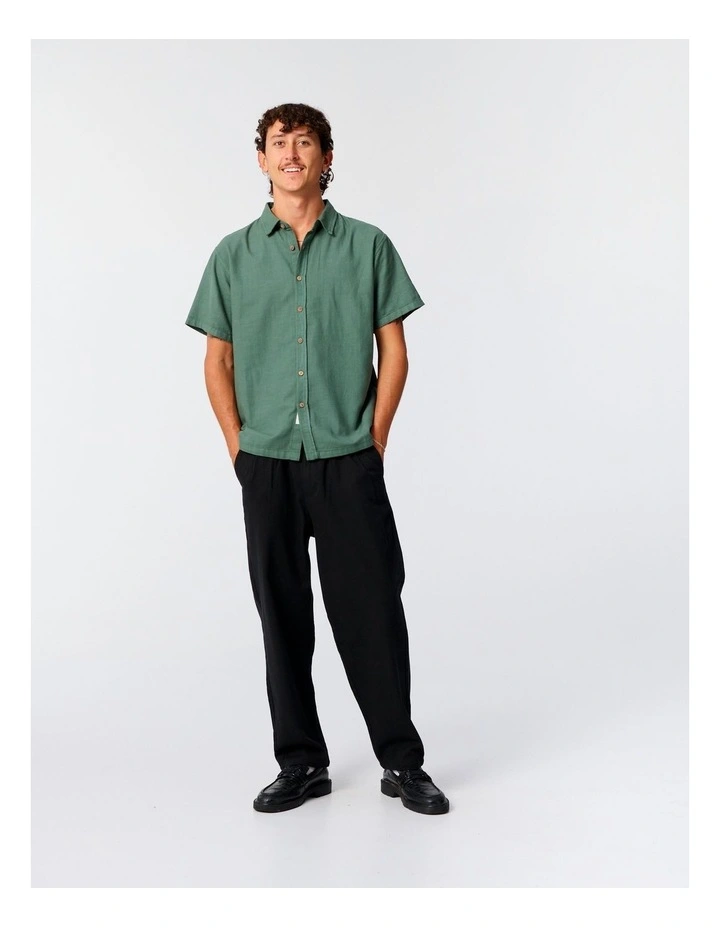 Lamrock Short Sleeve Shirt in Green image 5