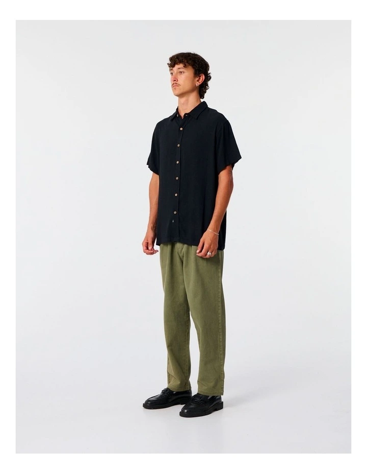 Lamrock Short Sleeve Shirt in Black image 3