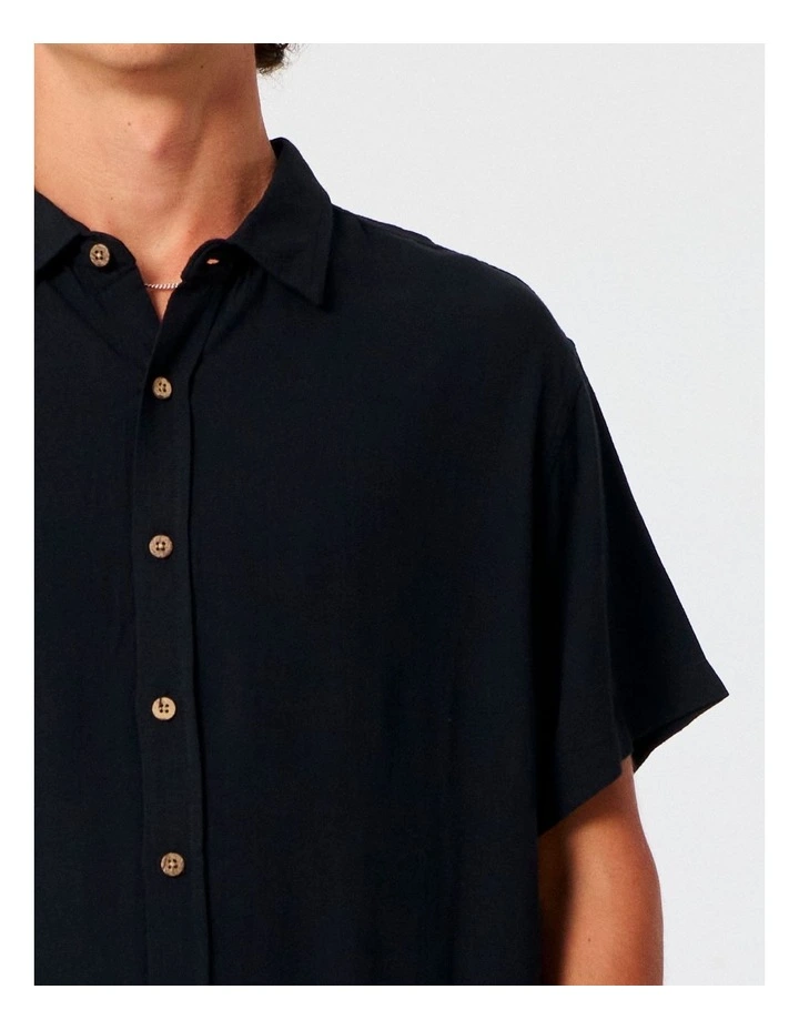 Lamrock Short Sleeve Shirt in Black image 4