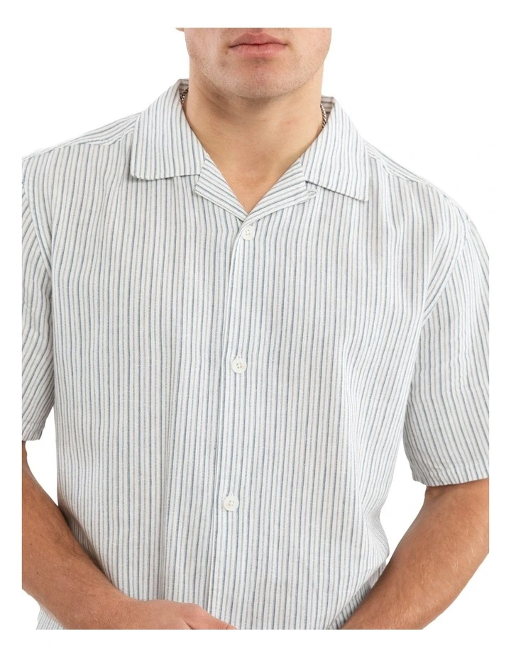 Sunset Cabana Shirt in Teal image 3