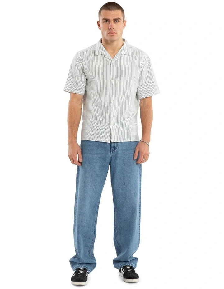 Sunset Cabana Shirt in Teal image 4