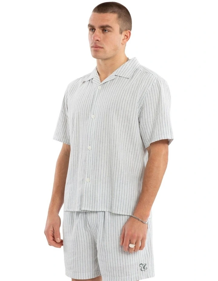 Sunset Cabana Shirt in Teal image 6