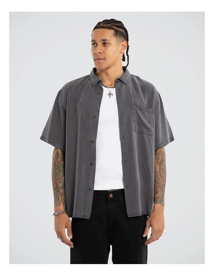 Acid Charcoal Ss Shirt image 1