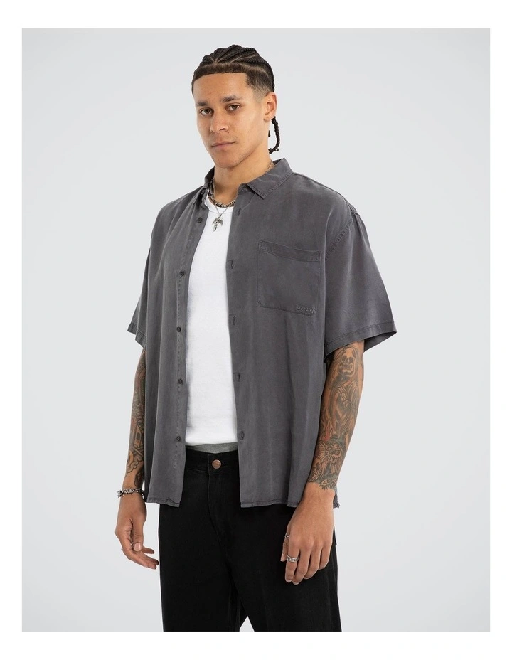Acid Charcoal Ss Shirt image 3