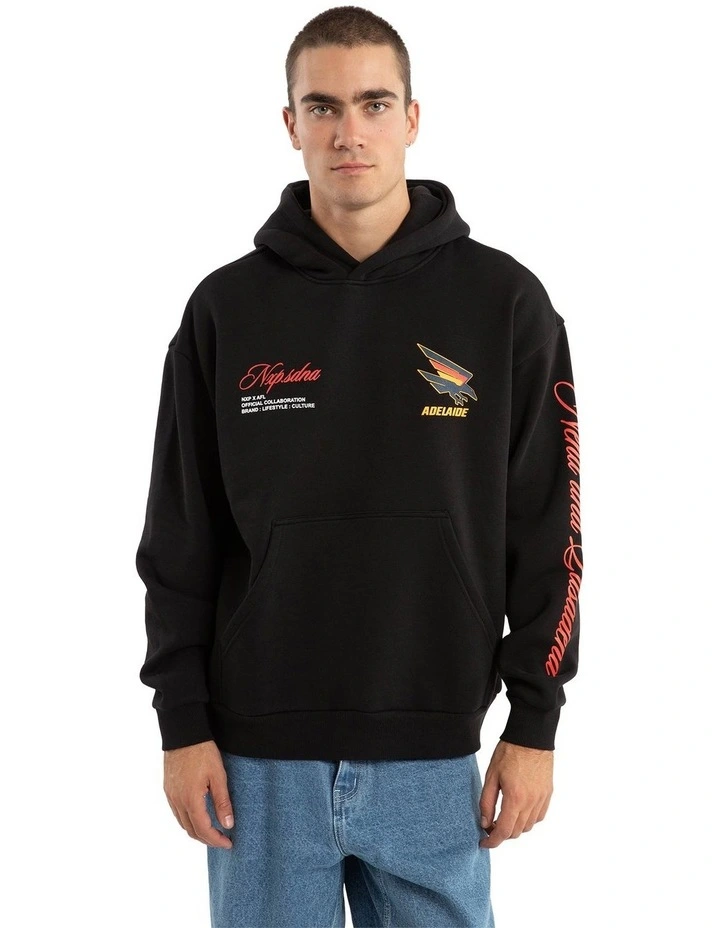 AFL Adelaide Season Hoodie in Black image 2