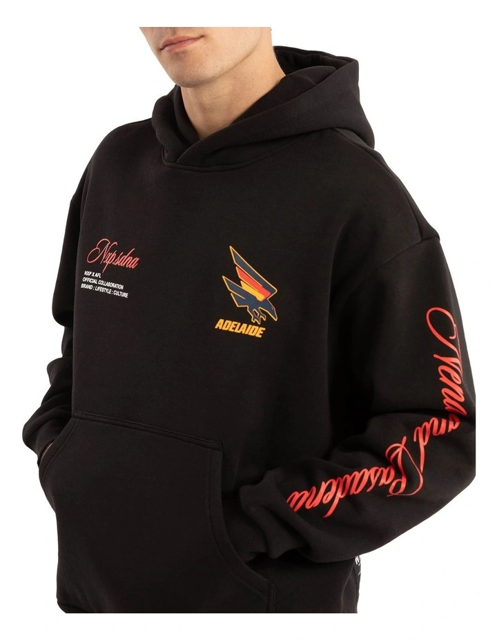 AFL Adelaide Season Hoodie in Black image 3