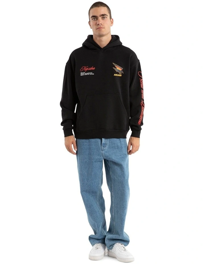 AFL Adelaide Season Hoodie in Black image 4