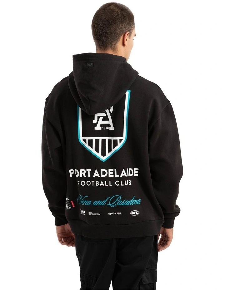 AFL Port Adelaide Season Hoodie in Black image 1