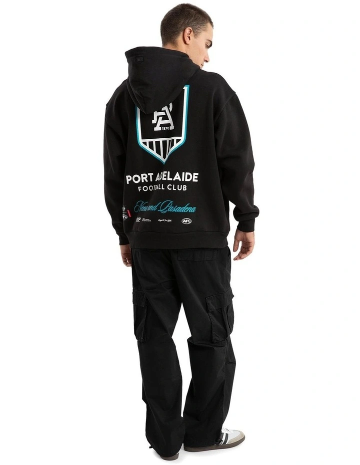 AFL Port Adelaide Season Hoodie in Black image 4