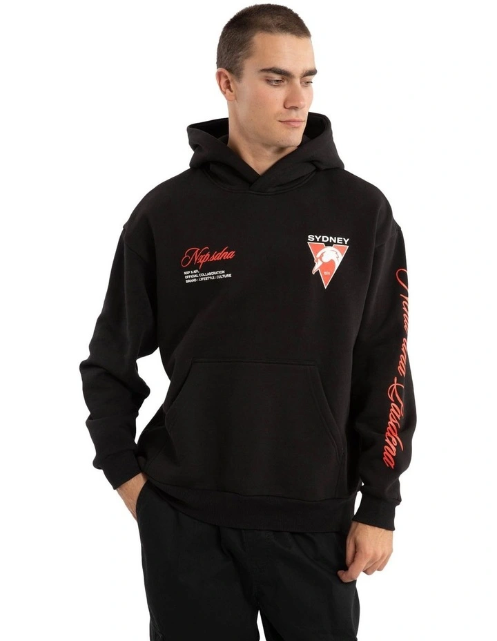 Sydney Season Hoodie in Jet Black image 2