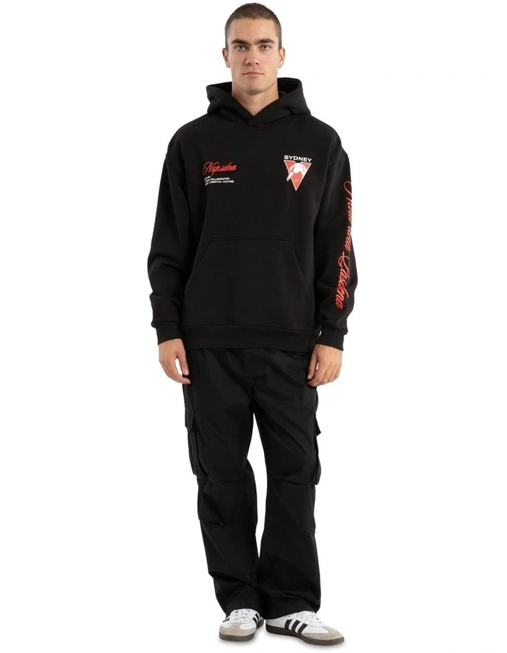 Sydney Season Hoodie in Jet Black image 3