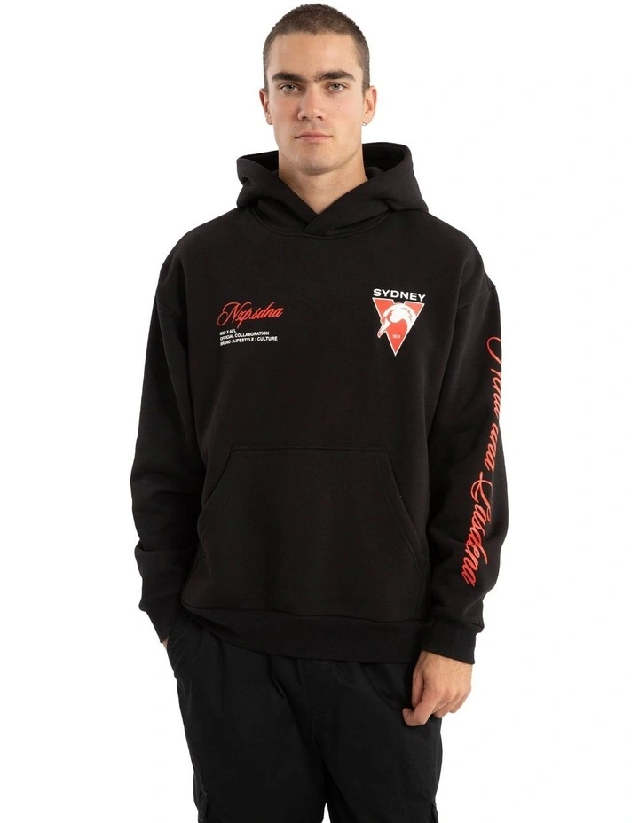 Sydney Season Hoodie in Jet Black image 4