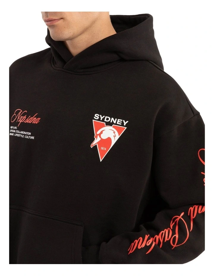 Sydney Season Hoodie in Jet Black image 5