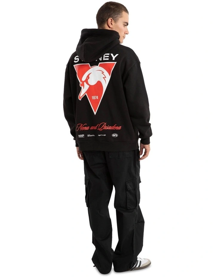 Sydney Season Hoodie in Jet Black image 6