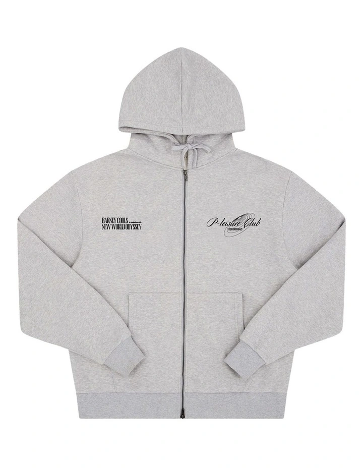 Ns Zip Hood in Grey image 5