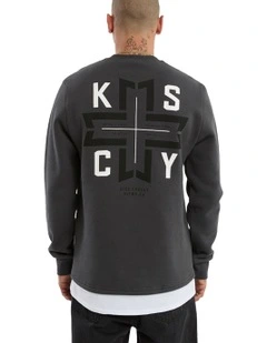 Roast Layered Sweater in Grey