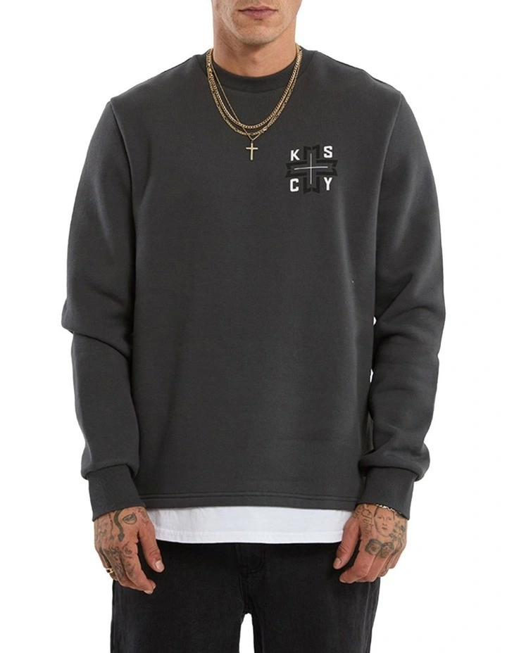 Roast Layered Sweater in Grey image 4