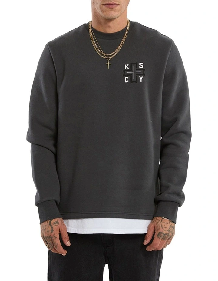 Roast Layered Sweater in Grey image 3