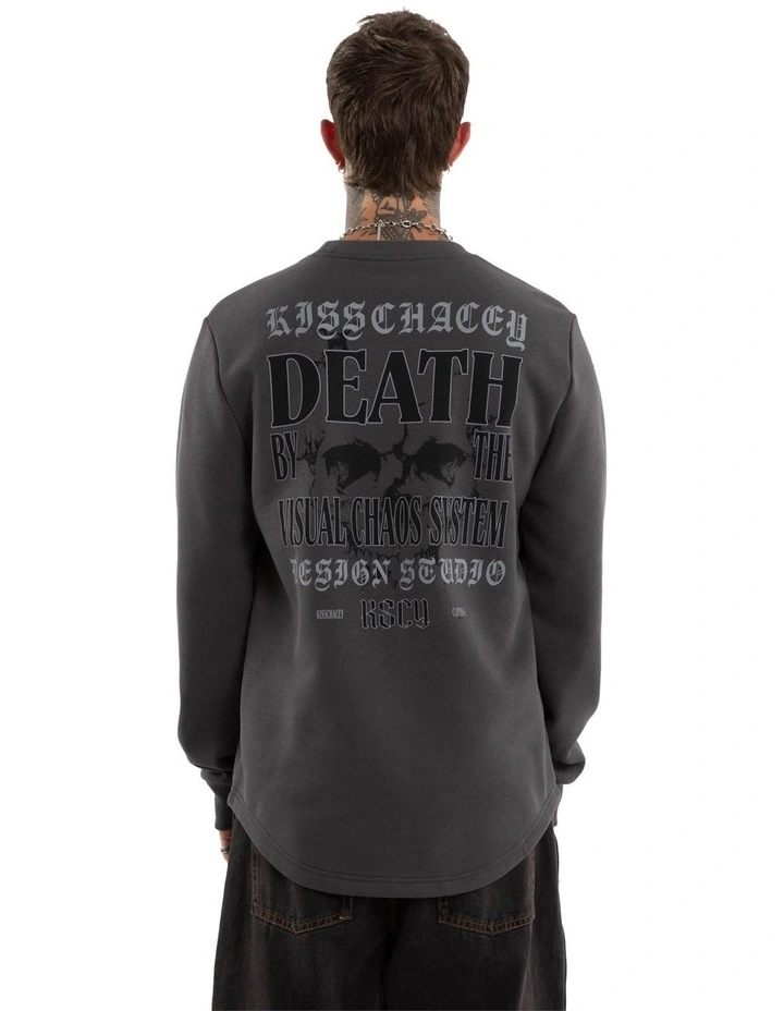 Insurgence Dual Curved Sweater in Grey image 1