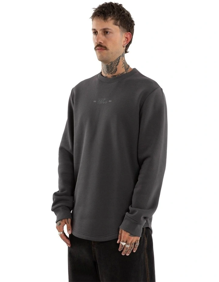 Insurgence Dual Curved Sweater in Grey image 3