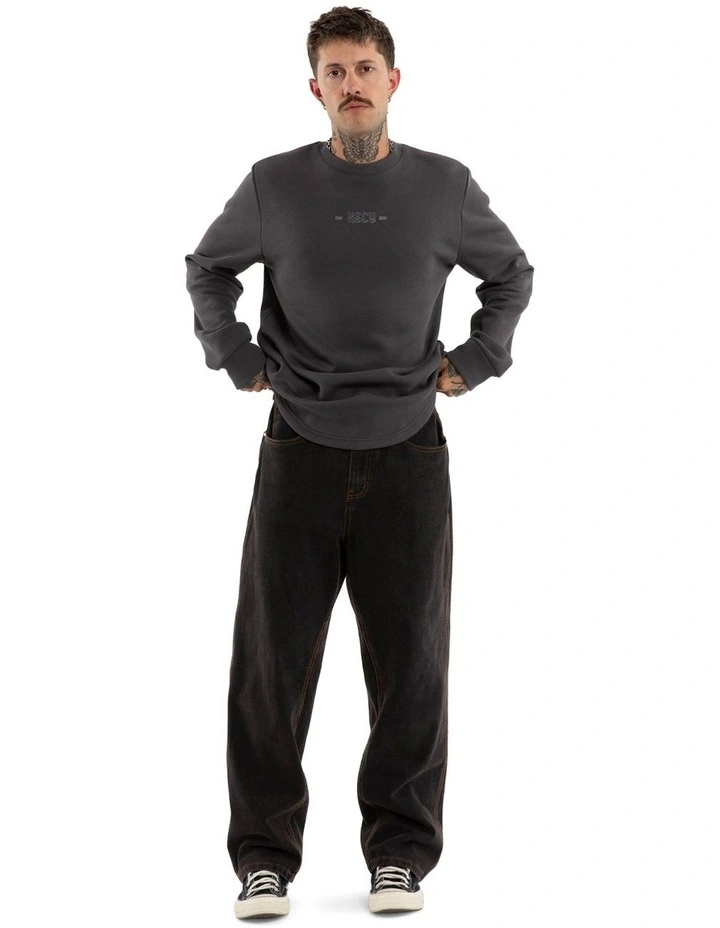 Insurgence Dual Curved Sweater in Grey image 6