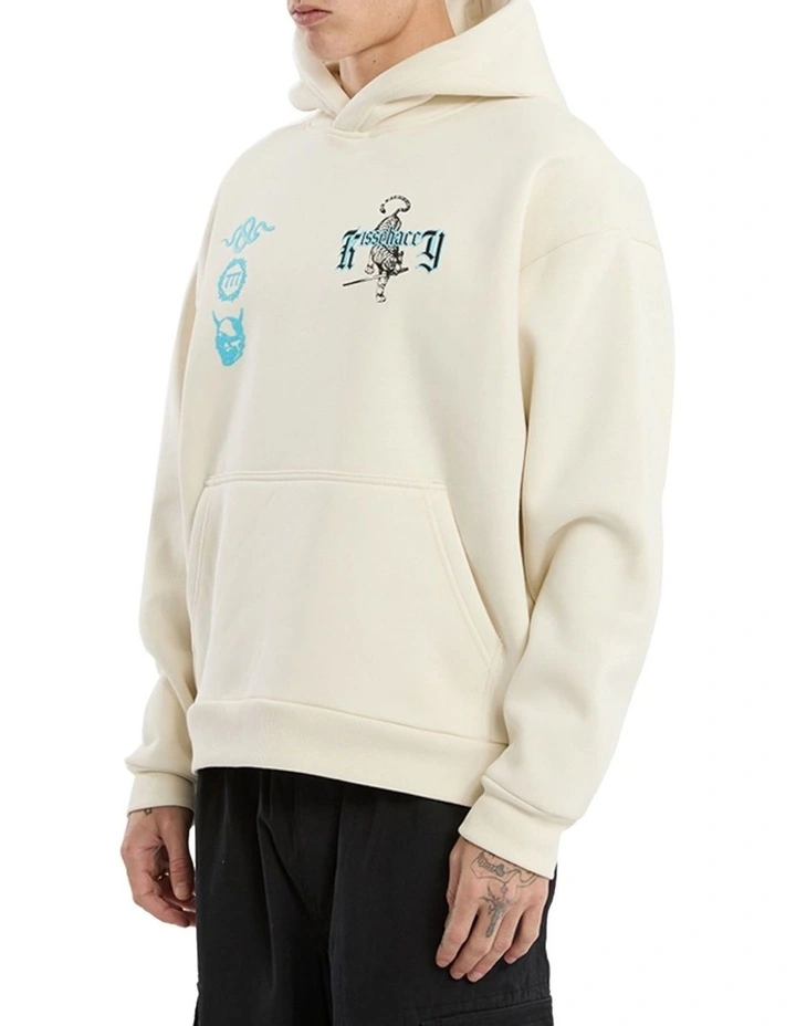 Zion Oversized Hoodie in Beige image 5