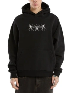 Creep Oversized Hoodie in Black