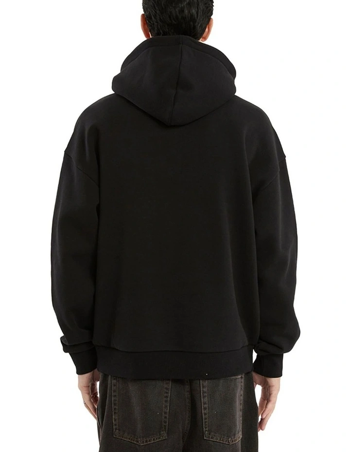 Creep Oversized Hoodie in Black image 3