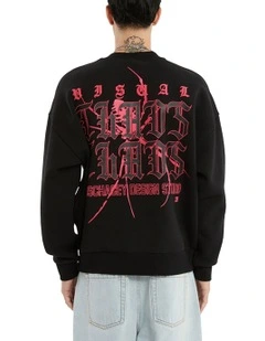 Protestant Box Fit Sweater in Black