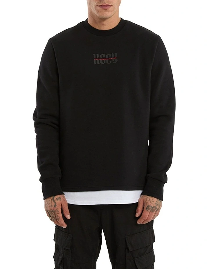 Apparition Layered Sweater in Black image 3