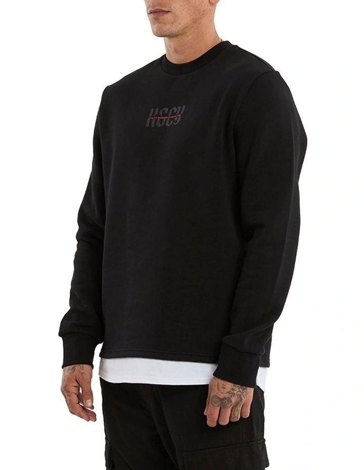Apparition Layered Sweater in Black image 6