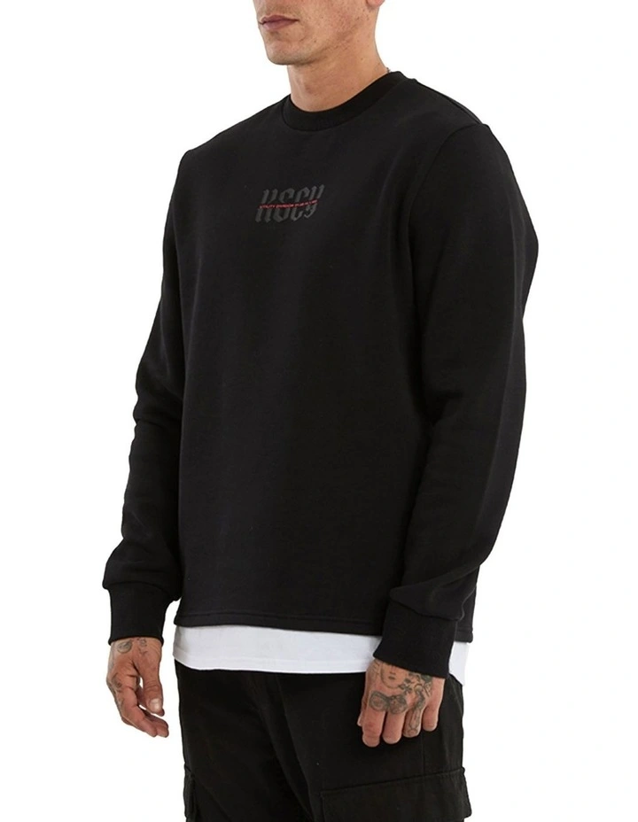 Apparition Layered Sweater in Black image 5