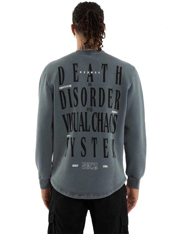 Rebellion Dual Curved Sweater in Grey image 1
