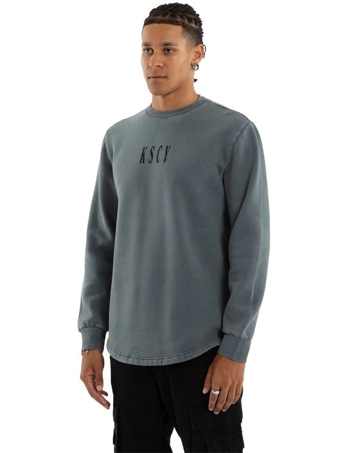 Rebellion Dual Curved Sweater in Grey image 3
