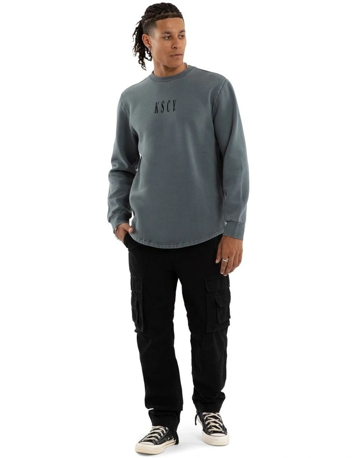 Rebellion Dual Curved Sweater in Grey image 6