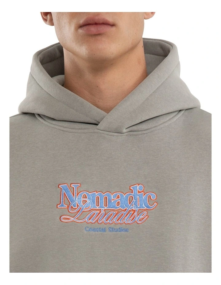 Unwind Oversized Hoodie in Grey image 4