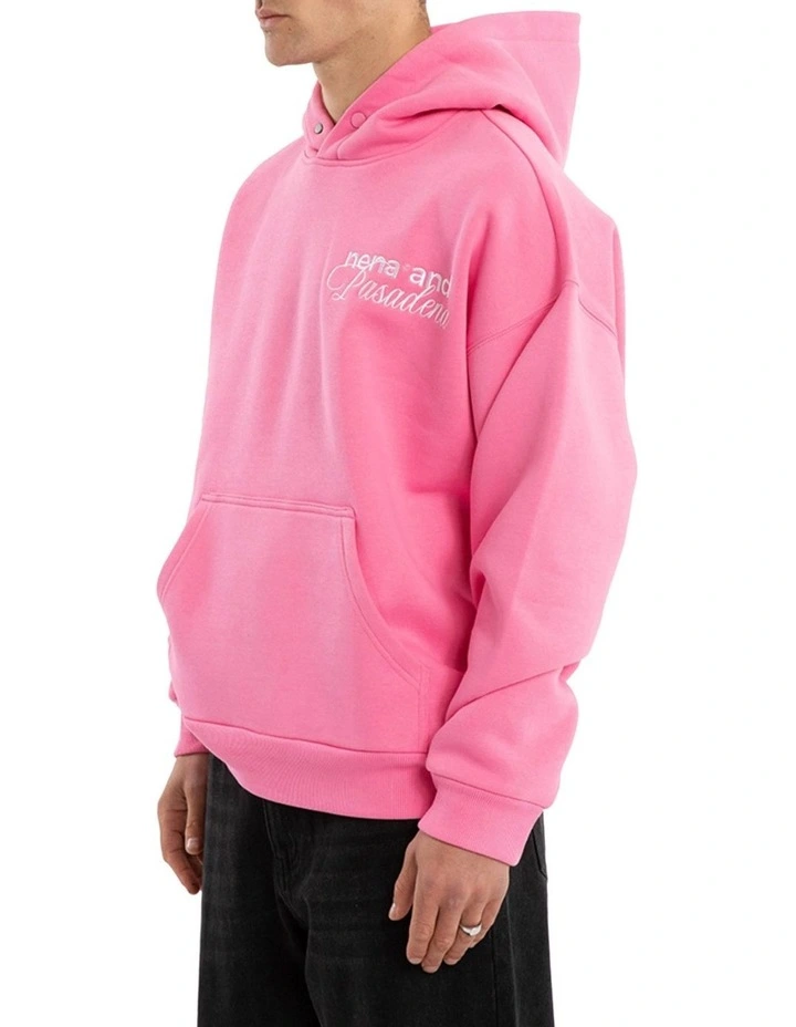 Limitless Box Fit Hoodie in Pink image 3
