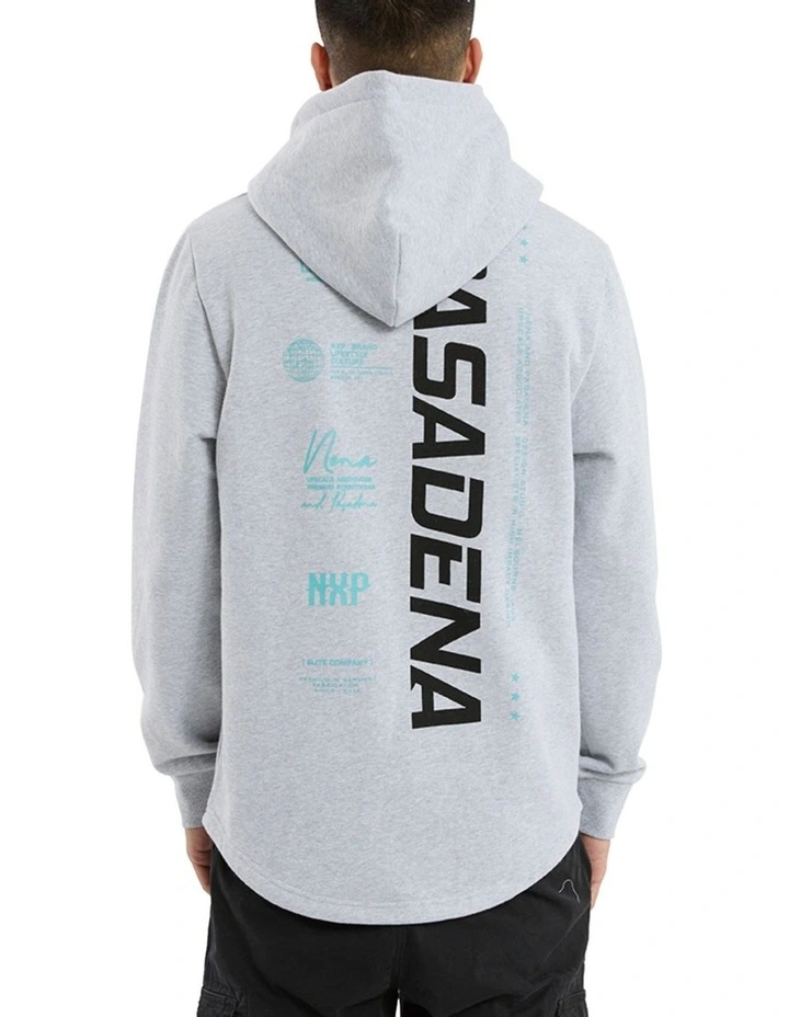 Unbreakable Dual Curved Hoodie in Grey Marle image 2